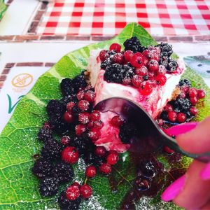 Vegan cheesecake  at Frankie's in Sorrento