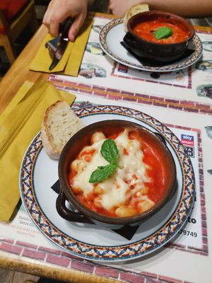 vegan gnocchi at Frankie's in Sorrento