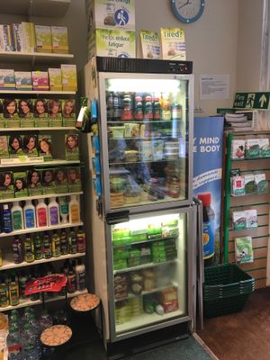 The fridge & freezer  at For Goodness Sake Health Store in Guisborough