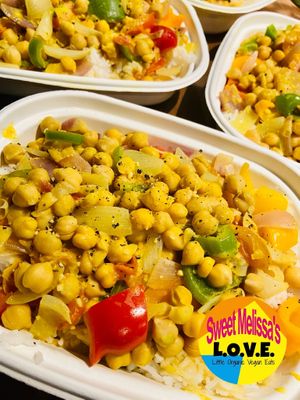 Freezer meals: Chickpea Curry (organic/vegan/GF) at Sweet Melissa's LOVE in Pennsburg