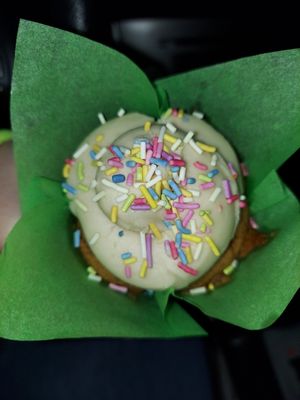 Vanilla bliss cupcake at Sweet Melissa's LOVE in Pennsburg