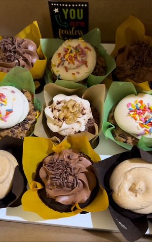 Variety of Vegan Cupcakes  at Sweet Melissa's LOVE in Pennsburg