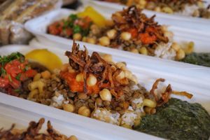 Egyptian Voodoo Bowl at Voodoo Vegan in Brussels