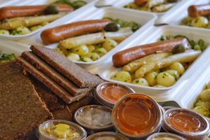 German Voodoo Bowl at Voodoo Vegan in Brussels