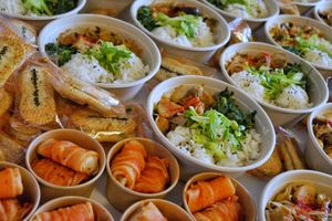 Korean Voodoo Bowl at Voodoo Vegan in Brussels