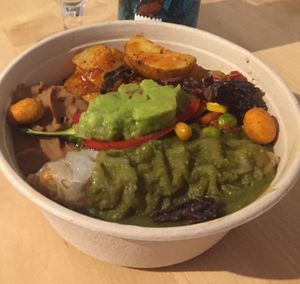 Delicious Mexican bowl ❤ at Voodoo Vegan in Brussels