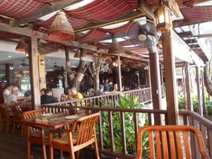 Seating at Cabbages & Condoms in Pattaya