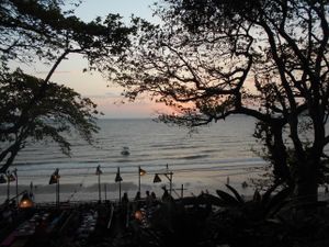 View from restaurant at Cabbages & Condoms in Pattaya