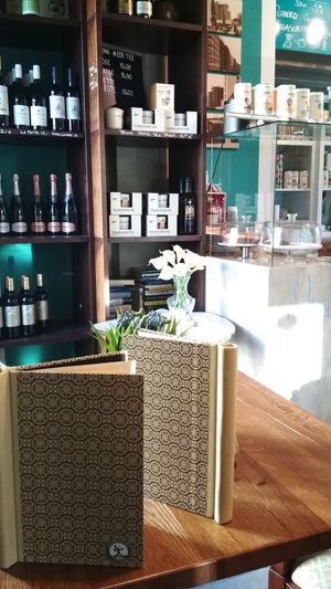 wine rack at Strandläufer in Binz