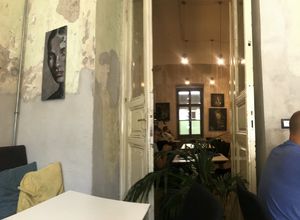 2 indoor rooms and two outdoor seatings  at Flow Specialty Coffee Bar & Bistro in Budapest