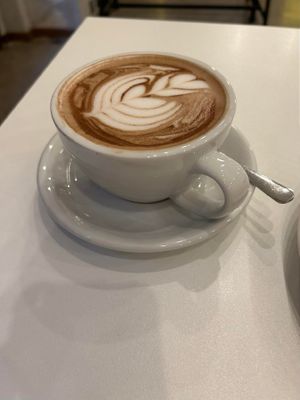 hot chocolate at Flow Specialty Coffee Bar & Bistro in Budapest