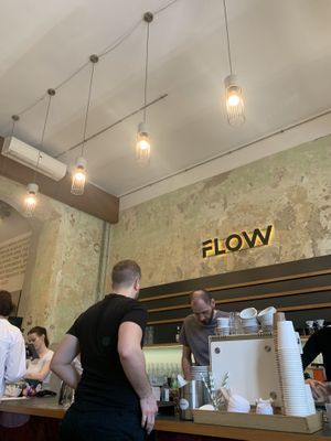   at Flow Specialty Coffee Bar & Bistro in Budapest