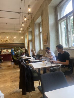   at Flow Specialty Coffee Bar & Bistro in Budapest