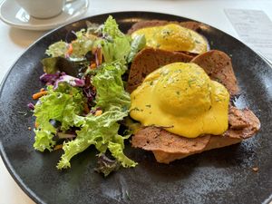 Eggs Benedict   at Flow Specialty Coffee Bar & Bistro in Budapest