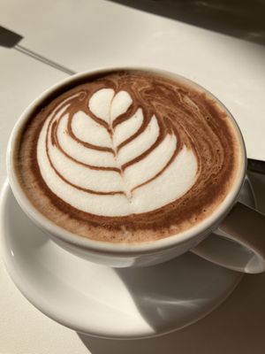 Hot chocolatee  at Flow Specialty Coffee Bar & Bistro in Budapest