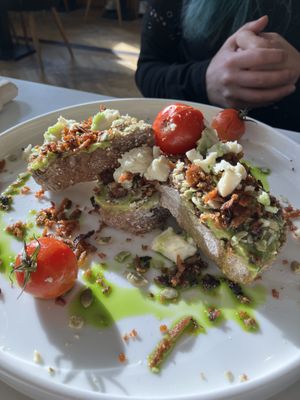 Avo toast   at Flow Specialty Coffee Bar & Bistro in Budapest