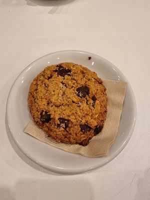 Chocolate chip cookie at Flow Specialty Coffee Bar & Bistro in Budapest