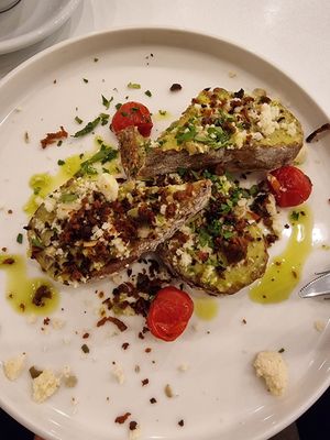 Avocado on toast at Flow Specialty Coffee Bar & Bistro in Budapest