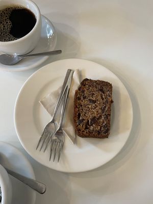 Banana bread  at Flow Specialty Coffee Bar & Bistro in Budapest