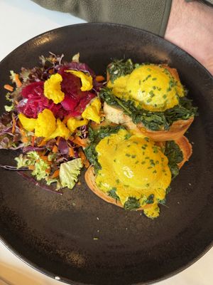 Eggs Benedict   at Flow Specialty Coffee Bar & Bistro in Budapest