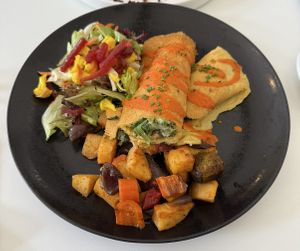 Pancakes, yummy  at Flow Specialty Coffee Bar & Bistro in Budapest