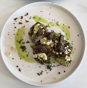 Avocado toast, also yummy  at Flow Specialty Coffee Bar & Bistro in Budapest