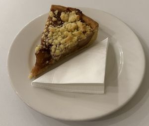 Apple pie, yummy too  at Flow Specialty Coffee Bar & Bistro in Budapest