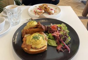   at Flow Specialty Coffee Bar & Bistro in Budapest