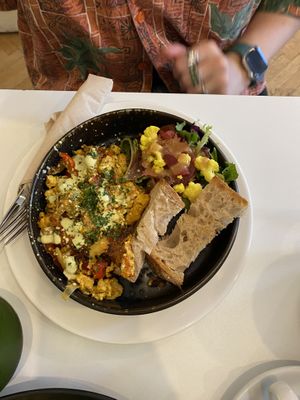Scrambled Tofuu  at Flow Specialty Coffee Bar & Bistro in Budapest