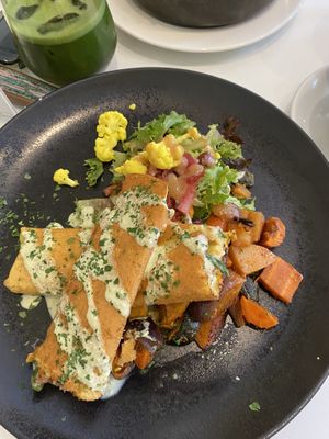Double Chickpea Omelette   at Flow Specialty Coffee Bar & Bistro in Budapest