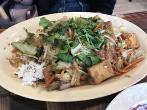 Tofu and vegetables stir fry  at DaNang Veget in Duluth