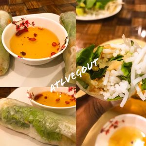 Spring roll at DaNang Veget in Duluth