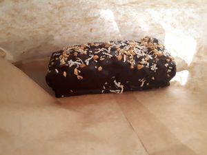 Raw snickers bar at Cafe 4U in Whakatane