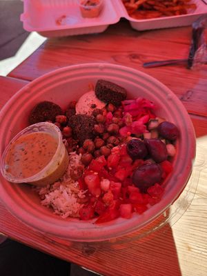 Vegan Medi bowl at Spitz in Holladay