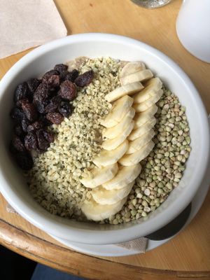Oatmeal  at Cafe Bliss in Victoria