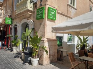 Entrance at eeetwell in Valletta