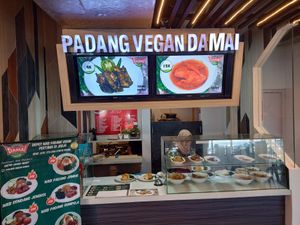 The stand at Padang Vegan Damai in Yogyakarta