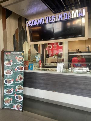 The stand  at Padang Vegan Damai in Yogyakarta