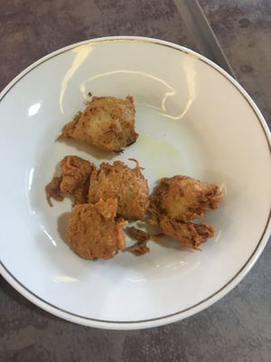 Ayam Goreng at Padang Vegan Damai in Yogyakarta