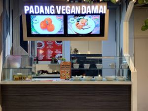 Storefront at Padang Vegan Damai in Yogyakarta