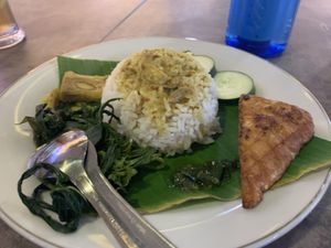 Food!!! at Padang Vegan Damai in Yogyakarta