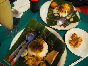 Tahu/ potato  at Padang Vegan Damai in Yogyakarta