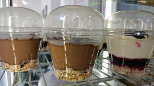 Vegan mousse at Pizzerija Na Vasi in Recica Ob Savinji