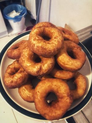 Wersja przed przyozdobieniem, 100% homemade  at WegeDonut in Warsaw