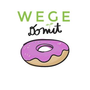 Nasze logo wegepączka at WegeDonut in Warsaw