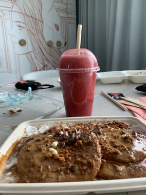 Biscoff Protein Pancakes at Kcal Kitchen in Glasgow