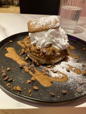 Vegan Biscoff Pancakes!  at Kcal Kitchen in Glasgow