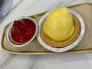 Vegan tarts  at Kcal Kitchen in Glasgow