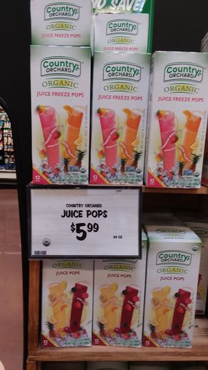 Juice pops with no sugar added at Sprouts Farmers Market in Naples