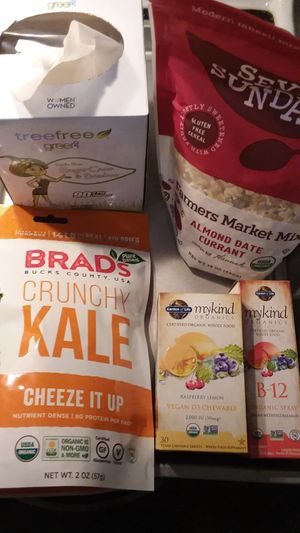 Some of their many vegan products at Sprouts Farmers Market in Naples